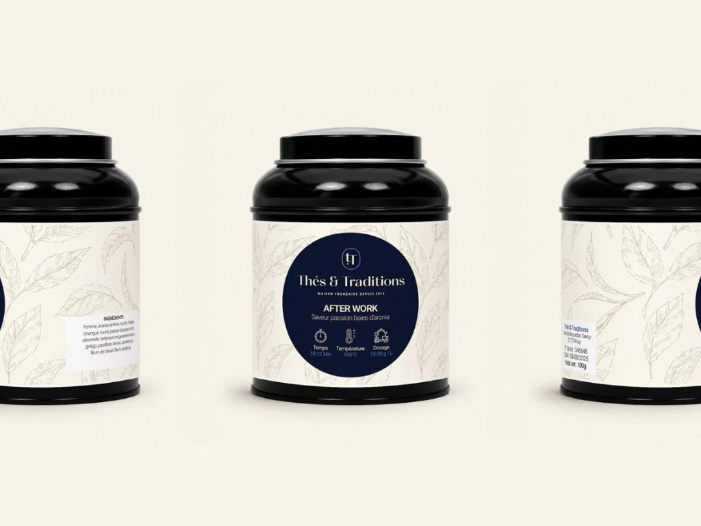 Boîtes métalliques photographiées en packshot